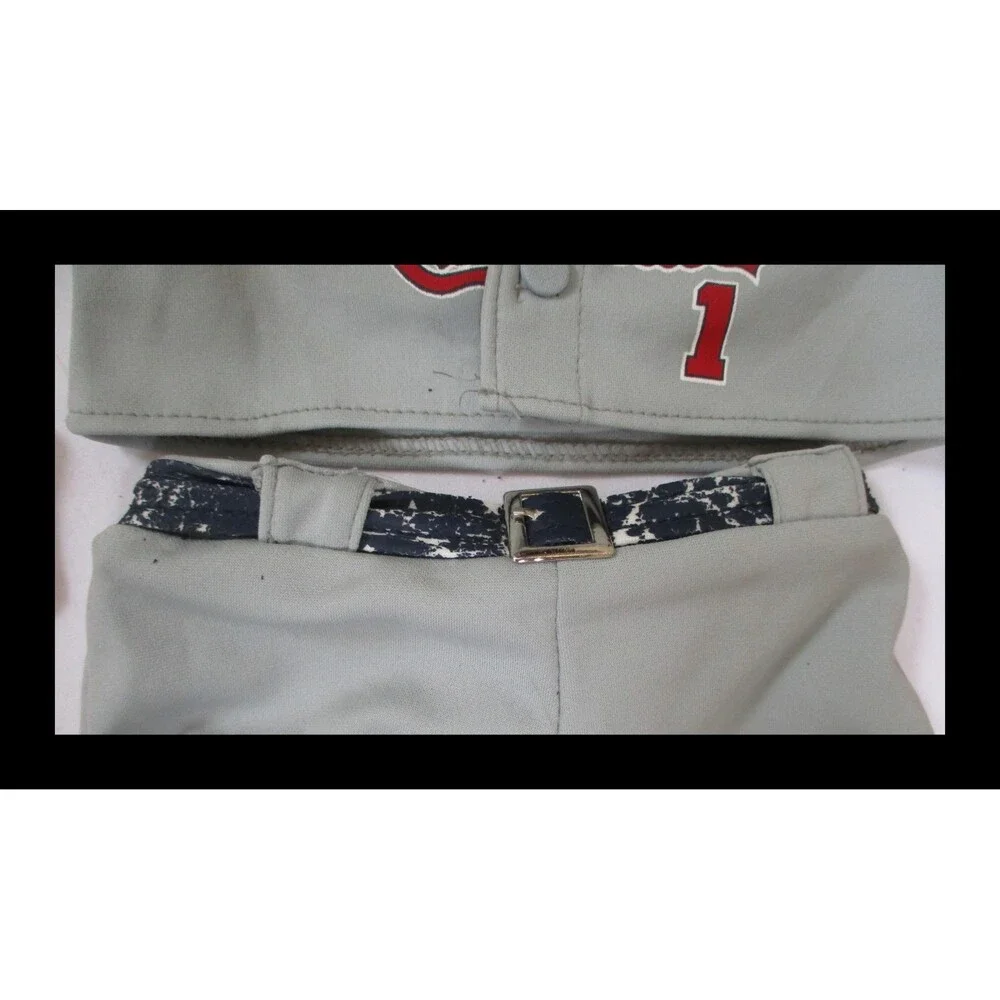 Build A Bear Workshop Vintage Cardinals Baseball Uniform Set 5 Pc